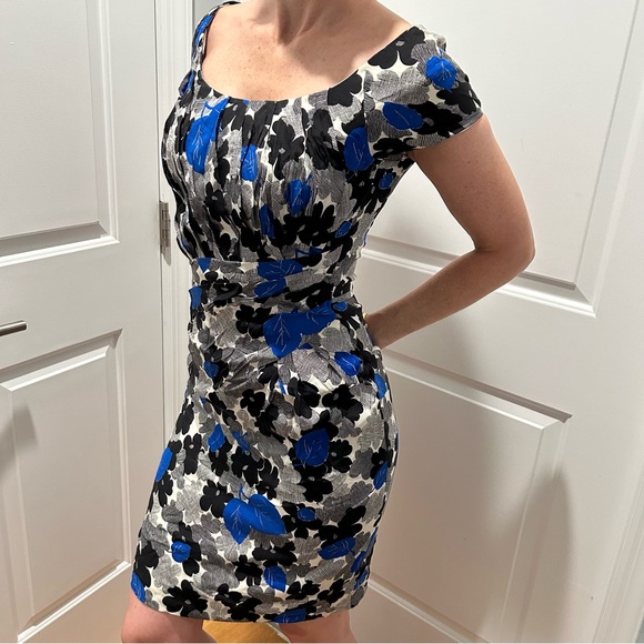 Betsey Johnson Silk Floral Dress - Picture 1 of 7